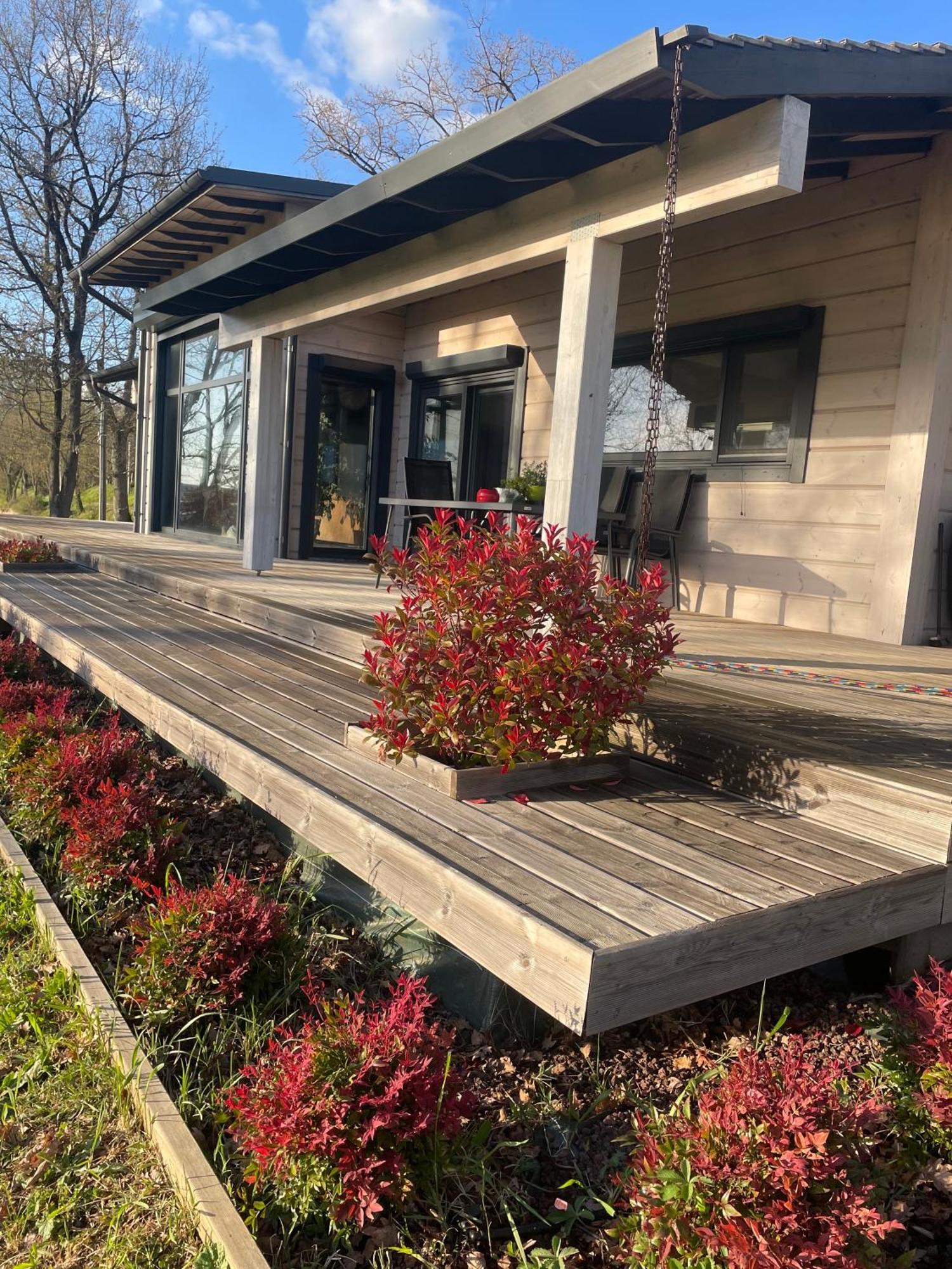 Maison Ecologique De Qualite Superieure Monflanquin Exteriör bild